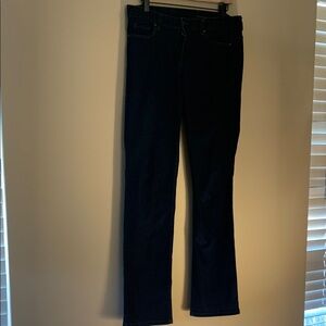 Calvin Klein Womens 29/8 straight dark denim jeans